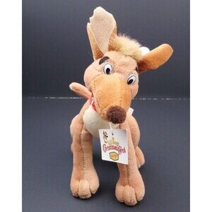 VTG 1998 All Dogs Christmas Carol Charlie Plush Stuffed Animal 7" Dennys